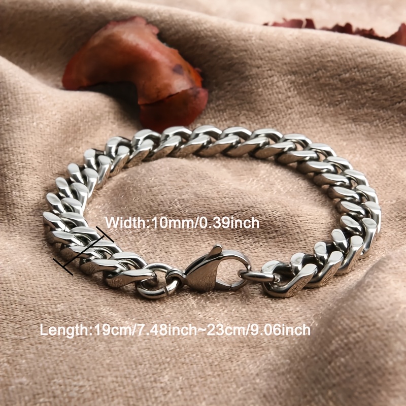 Men's Retro Coarse 10mm Width Cuba Bracelet — High-End Gift Jewelry